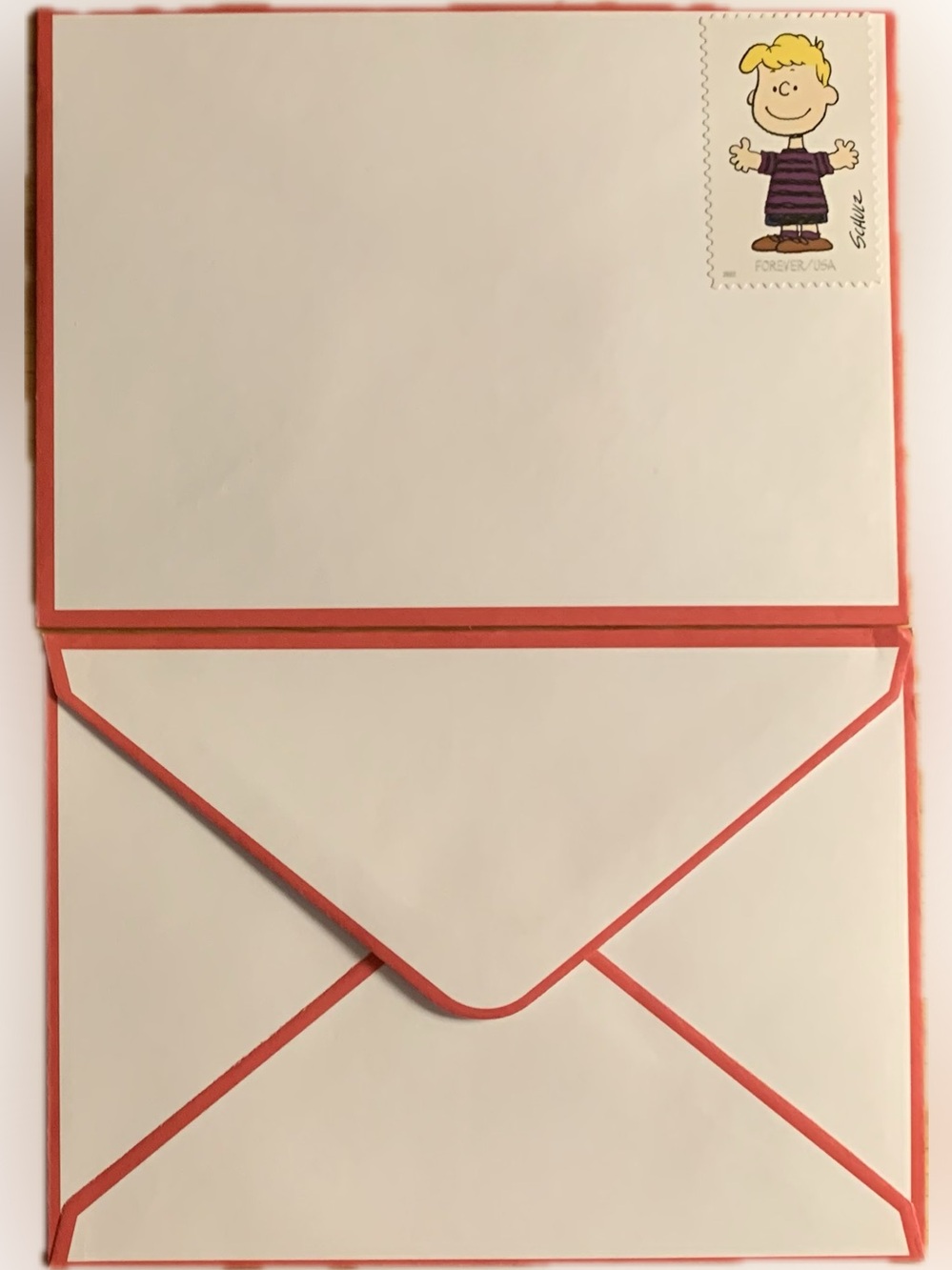 Stamped Peanuts Character Notecards - Picture 2 of 3